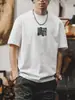 Camiseta Pesada Retro Americana para Hombre Manga Corta Algodón Puro Verano 2026 Nueva Marca de Moda Corte Holgado Camiseta para Hombre Al por Mayor