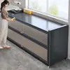 Novo Rack de Armazenamento para Cozinha, Armário de Armazenamento Multicamadas de Chão, Multifuncional para Micro-ondas, Aparador, Armário, Armário de Armazenamento
