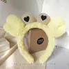 Ins Lindo Diadema de Cangrejo de Dibujos Animados para Mujer Celebridad de Internet Banda para Lavar el Cabello Simple Combinable Diadema para Salir Tarjeta para el Cabello Sombrerería