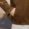 Elegante chaqueta corta con cuello de solapa para mujer, nueva colección primavera/otoño 2026, ropa moderna y elegante para madres y mujeres de mediana edad, hecha de gamuza sintética