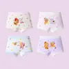 Calzones de algodón puro para niñas, transpirables, con diseño de caricaturas, tipo triángulo, para niñas jóvenes y mayores