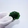 Colgante con hebilla de seguridad de imitación de jade, hebilla de seguridad de cristal, colgante con hebilla de seguridad de jade blanco, suministro para puesto, regalo para exhibición en templo