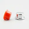 Tampinha de botão de interruptor autotravante SC109 redonda 7,5*5,6 vermelho e preto galvanoplastia de arroz com tampinha de botão de interruptor de toque 6*6