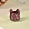 Sândalo Verde Acessórios Cão Zodíaco Corrente para Celular Chaveiro DIY Pingente Cão Shar-Pei Desenho Animado Passante Madeira Sólida Joias para Homens e Mulheres