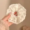 Goma para el Cabello Dulce y Versátil para Niñas, Estilo Coreano, Estilo Perezoso, Tamaño Extra Grande, Adecuada para Cabello Grueso, Banda Elástica de Alta Elasticidad para Peinados de Moño