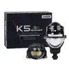 Faros Led Láser de 3 Pulgadas K5 Modificados H4 Faros de Coche H7 Luz Alta y Baja Integrada Bi-Lente Faros de Alto Brillo