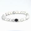 Pulsera de Cuentas de Moda de Piedra Ojo de Tigre de 8 mm Más Vendida de Amazon Pulsera Clásica Magnética para Hombre Pulsera Transfronteriza