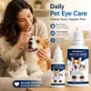KineShineX Gotas para Ojos con Manchas de Lágrimas para Mascotas (Gatos y Perros), Solución Suave de Limpieza y Cuidado Ocular, Alivia los Ojos Secos y con Picazón