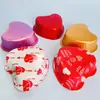 Taza para Hornear Color Amor Engrosada Taza para Pudín Mousse Pastel Especial para Horno Caja Resistente al Horno de Papel de Aluminio Portador de Pastel de Luna