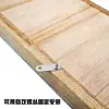 Conector de Soporte Plano en Ángulo Recto de Hardware, Pieza de Fijación de Soporte en Ángulo Recto para Panel Trasero de Marco de Fotos, Tira Recta Engrosada de Fijación de Esquina de Muebles