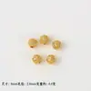 Cor Dourado Brilhante Liga Preserva Cor Contas Espaçadoras Conector Artesanal DIY Pulseira Colar Pingente Material para Joias Acessórios Atacado