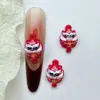 Adornos de Resina de Danza del León de Dibujos Animados de Año Nuevo, Accesorios para la Cabeza, Funda de Teléfono DIY, Zuecos, Accesorios para el Cabello, Pinzas para el Cabello, Gomas para el Cabello, Accesorios