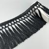 Cortina Almohada sofá borla accesorios ropa de baile encaje fleco doble capa nudo atado a mano borla cruz