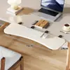 Tablero de Extensión para Hueco de Escritorio de Dormitorio, Escritorio Plegable para Computadora, Soporte para Teclado y Ratón, Estante de Almacenamiento Multifuncional sin Perforaciones