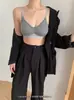 Cecily Krutch8318 Sutiã Nude Oxigênio Leve Roupa Íntima Sem Costura Push-Up Puxa-Para-Cima Sem Fio Suporte Macio