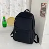 Mochila Versátil Estilo Japonés para Estudiantes Universitarios Gran Capacidad Simple Estilo Coreano Bolso Escolar ins Estudiante de Preparatoria Color Sólido Doble Correa