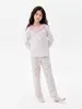 Conjunto de ropa de otoño para niños, fino y transpirable, conjunto de ropa para el hogar para niñas, conjunto de pijama para niños mayores, ropa para aire acondicionado, nuevo
