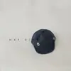 Gorra Suave para Bebé con Visera Elegante Bordada Sombrero de Sol Moda de Verano para Bebé Gorra de Béisbol Lavada Moderna
