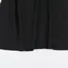 Al por mayor Verano 2026 Nuevo Estilo Europeo y Americano Vestido Negro para Mujer de Longitud Media sin Mangas con Volantes 12593