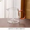 Vidro Borossilicato Alto Gong Dao Bei Conjunto de Chá Kung Fu Cabo de Vidro Guan Shan Xícara Gong Resistente ao Calor Separador de Chá Bule Mar de Chá
