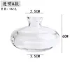 Mini Conjunto de Vasos Pequenos de Vitral de Luxo Leve Hidropônico Transparente Flor Sala de Estar Artesanato com Água Decoração Ornamentos