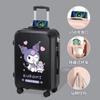 Mala Multifuncional, Mala Trolley Popular Cinnamoroll para Mulheres, Mala de Viagem Leve com Rodas Universais e Fechadura de Combinação, Colaboração Anime