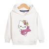 Suéter con capucha para niña KT Cat, otoño 2022, primavera y otoño, nueva ropa para niños, top informal para niña, abrigo para niña