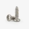 Tornillos Pa con Cabeza Redonda, Tornillos Autorroscantes de Cruz, Tornillos Pequeños Electrónicos M1.2-M4 Niquelados, Tornillos de Fijación