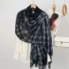 Bufanda Chal Tie-Dye Yongjun para Mujer, Protección Solar de Invierno, Rayón Delgado, Bufanda de Seda Decorativa de Alta Gama para Viaje
