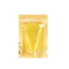 Saco Ziplock Saco de Papel Kraft Saco com Fecho de Zíper Saco de Embalagem de Alimentos Janela Transparente Saco Stand-Up Yin e Yang