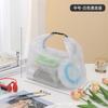 Bolsa de natación transfronteriza para comercio exterior, de malla hueca, portátil, bolsa de playa, bolsa de viaje, gran capacidad, neceser, bolsa de almacenamiento para cosméticos