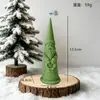 Vela Aromática de Natal, Gnomo de Chapéu Longo 3D Papai Noel, Vela Ornamento para Atmosfera de Festa Festiva