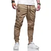 Comercio Exterior 2026 Pantalones Casuales de Verano Nuevos para Hombre Versátiles tipo Jogger con Múltiples Bolsillos Sueltos con Cordón Pantalones Largos En Stock