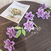 Clemátide artificial de 7 cabezas, clemátide de ratán, arreglo floral para bodas, flor de simulación, decoración del hogar, flor falsa transfronteriza