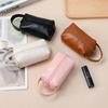Nueva Bolsa Portátil de PU para Lápiz Labial, Bolsa Cosmética, Mini Bolsa para Almacenar Lápices Labiales, Bolsa para Almacenar Joyas, Cable de Datos, Llaves