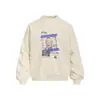 Sudadera con capucha de cuello redondo, estampado de retrato americano, peso pesado 420g, holgada, casual, para hombre, primavera, otoño, jersey, ropa deportiva, tendencia urbana