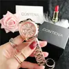 Nuevo Reloj Casual para Mujer al por Mayor Tres Ojos Tres Agujas Reloj Decorativo Precio de Fábrica Venta Directa Reloj para Mujer Esfera Grande