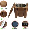 Barril Térmico para Sopa de 40L para Uso Comercial, Barril de Acero Inoxidable 304, Barril para Comedor y Puesto de Comida, Barril de Doble Uso para Aislamiento Térmico y Refrigeración, Barril para Arroz y Verduras