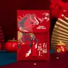 Tela Estampada con Borlas Brocado Sobres Rojos para el Festival de Primavera, Sobres Rojos Auspiciosos Estilo Chino Nuevo, Listo para Enviar al por Mayor