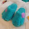 Pantuflas de Algodón Garra de Tigre para Mujer Invierno Dibujos Animados Lindas Interior Hogar Pareja Estudiante Antideslizantes Cálidas Talón de Bolsa Zapatos de Algodón para Hombre