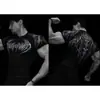 Breathedivinity2026 Nuevo Dragon Slayer Veneno Ropa de Fitness para Hombre Manga Corta Deportiva Secado Rápido Ajustada Camiseta