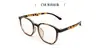 Armazón de Gafas para Miopía Estilo Coreano Ultraligero Tr90, Armazón Cuadrado Adelgazante para Rostro Grande, Armazón Unisex, Gafas Danyang 6871