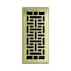Bestseller Transfronterizo de Amazon/Rejilla Decorativa de Piso de Metal para Ventilación de Aire de Acero con Salida de Aire Ajustable