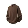 Camiseta Deportiva de Montaña para Primavera para Jóvenes, Camiseta Holgada de Cuello Redondo con Diseño de Media Cremallera, Camiseta a la Moda