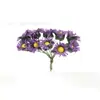 Exquisita tela de seda artificial flor falsa ramo de margaritas girasol caja de regalo DIY corona decorativa tocado clip para el pelo material