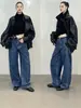 Relajados y con estilo, jeans deconstruidos con costura lateral, lavado vintage, de cintura alta, adelgazantes y casuales
