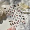 Tomoni Estampado Fofo Bordado Cachorrinho Estilo Ballet Adesivos para Unha Decalques de Unha Planejador Decoração Cartoon Atacado