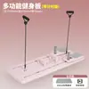 Tabla Multifuncional de Fitness Pilates, Tabla de Fitness Abdominal, Rueda Abdominal con Rebote Automático, Equipo de Fitness para Adelgazar la Barriga en Casa