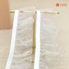 Banda Elástica de Punto con Volantes de un Solo Color Accesorio para el Cabello Ropa Interior para Mujer Traje de Baño Malla Transpirable Ropa para Bebé Lazo Elástico