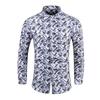 Outono 2022 Comércio Exterior Transfronteiriço Nova Camisa Masculina de Manga Comprida Estilo Coreano Moda Jovem Casual Xadrez Estampada